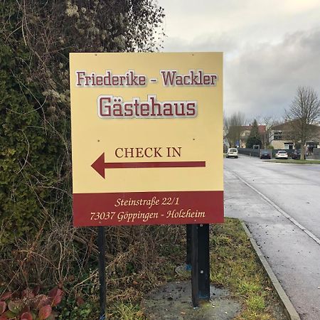 Friederike Wackler Gaestehaus 格平根 外观 照片