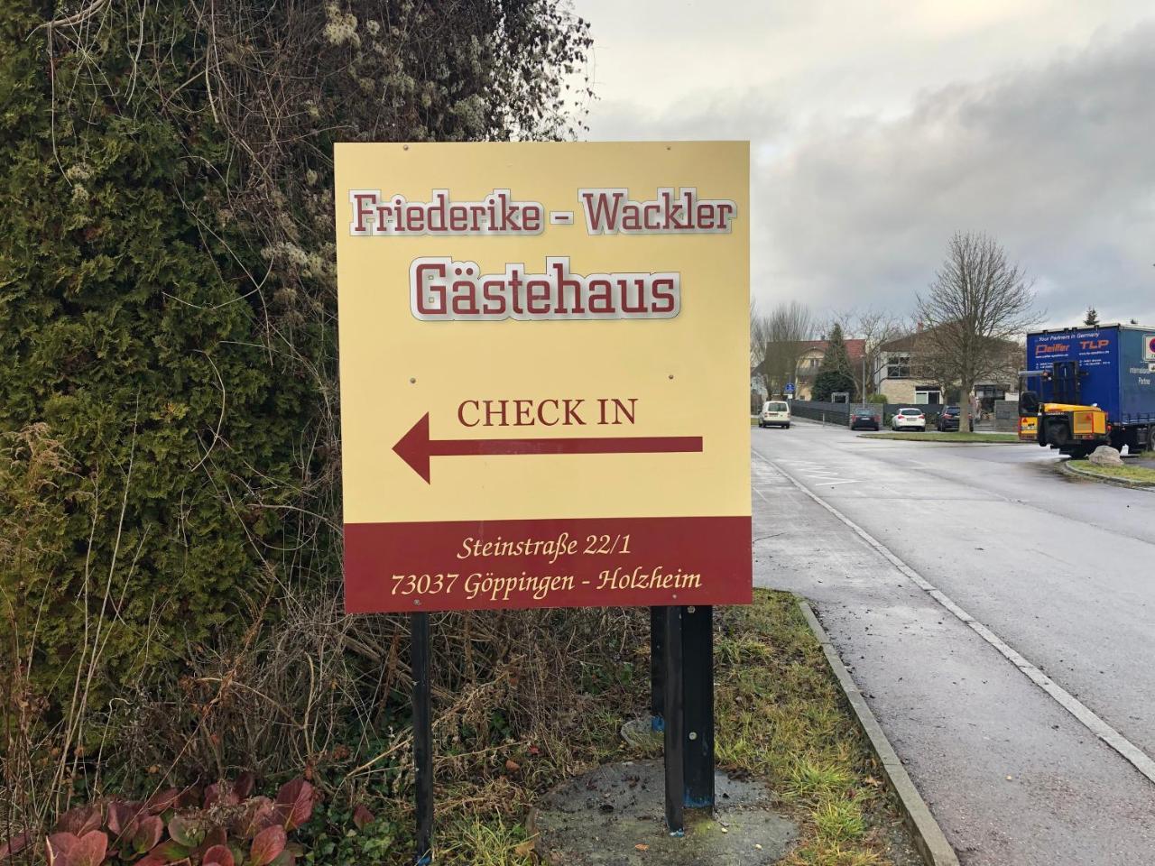 Friederike Wackler Gaestehaus 格平根 外观 照片