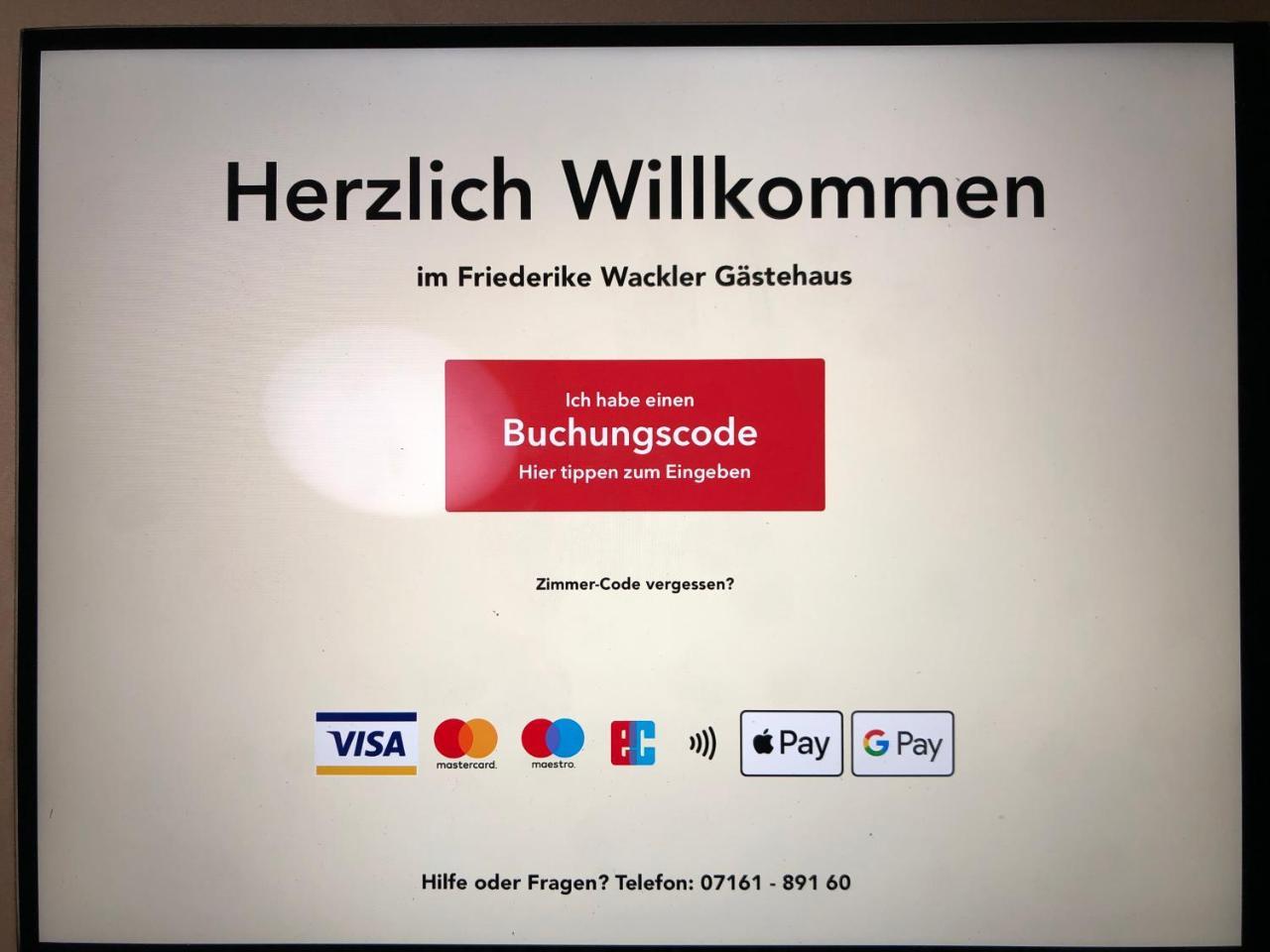 Friederike Wackler Gaestehaus 格平根 外观 照片